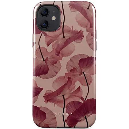Coque BURGA Tender Kiss iPhone 12 / 12 Pro – Protection antichoc premium design floral