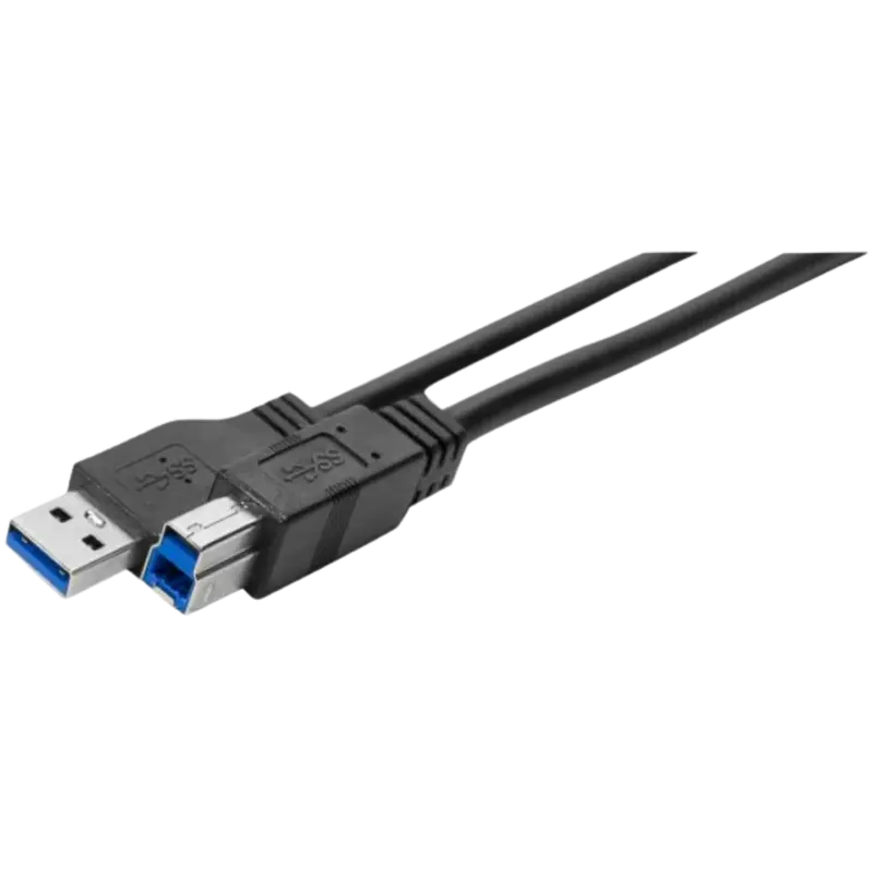 Cordon eco USB 3.0 a / b noir - 2,0 m