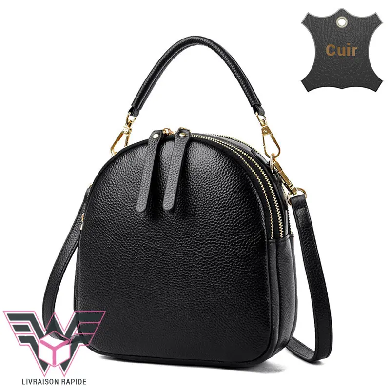 Darwin petit sac à dos femme cuir
