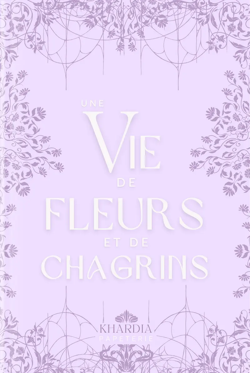 De fleurs et de chagrins - Impression couverture