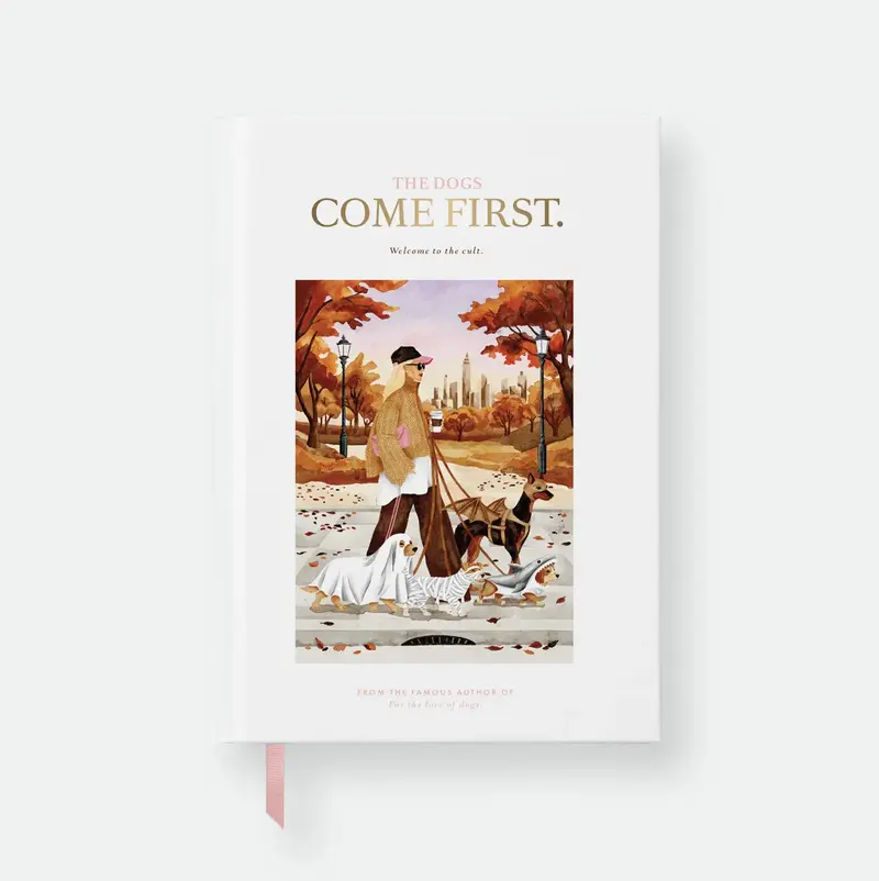 Dogs come first - Hardcover notebook A5