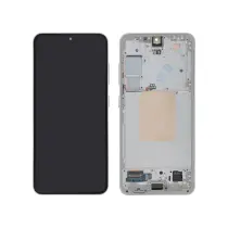 Ecran Complet Argent Galaxy S24 (S921) - Avec Châssis