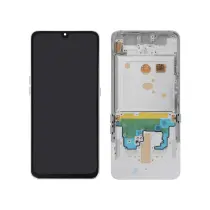 Ecran Complet Argent OLED Galaxy A80 (A805) - Avec Châssis