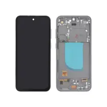 Ecran Complet Graphite OLED Galaxy S23 FE (S711) - Avec Châssis