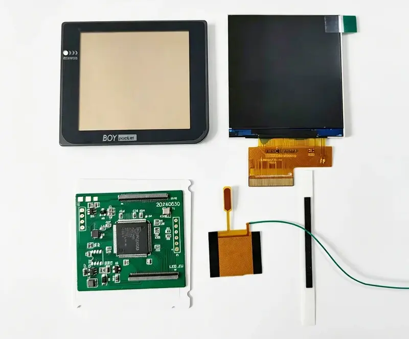 Écran IPS 2,6 pouces pour Game Boy Pocket — format d'origine, vitre au choix