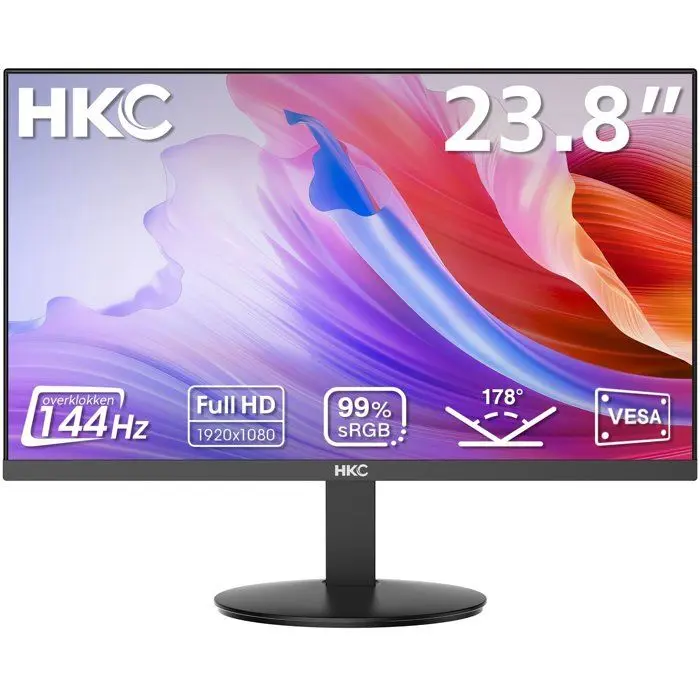 Ecran PC - HKC - 24 - FHD - 144Hz - Dalle IPS - 5ms - V2418S