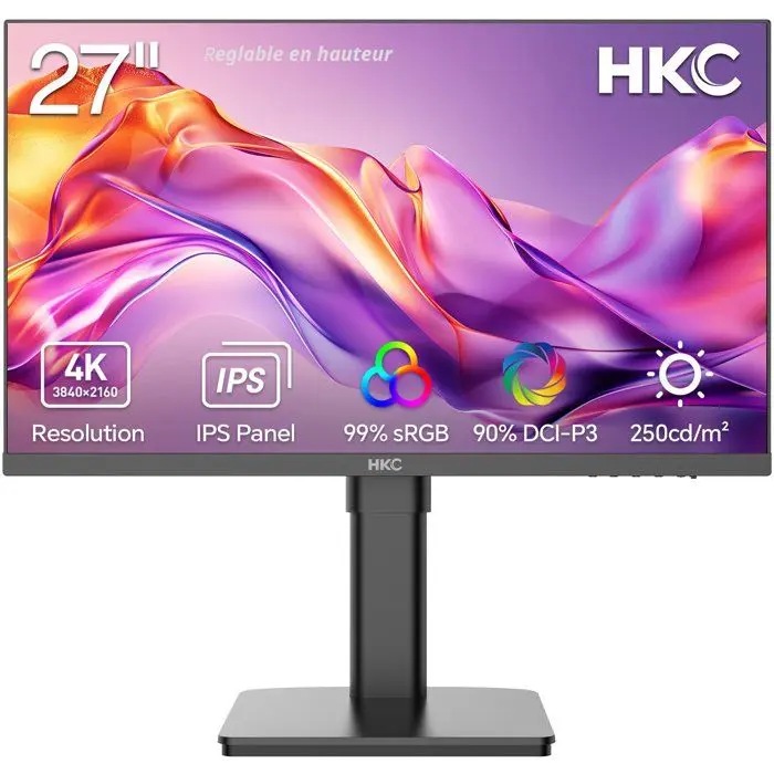 Ecran PC - HKC - 27 - 4K UHD - 60Hz - Dalle IPS - 5ms - T2752U