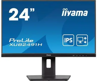 Ecran PC - IIYAMA - 23,8 - Full HD - 100Hz - Dalle IPS - 0.5ms - Pied réglable + Pivot - Prolite XUB2491H-B1