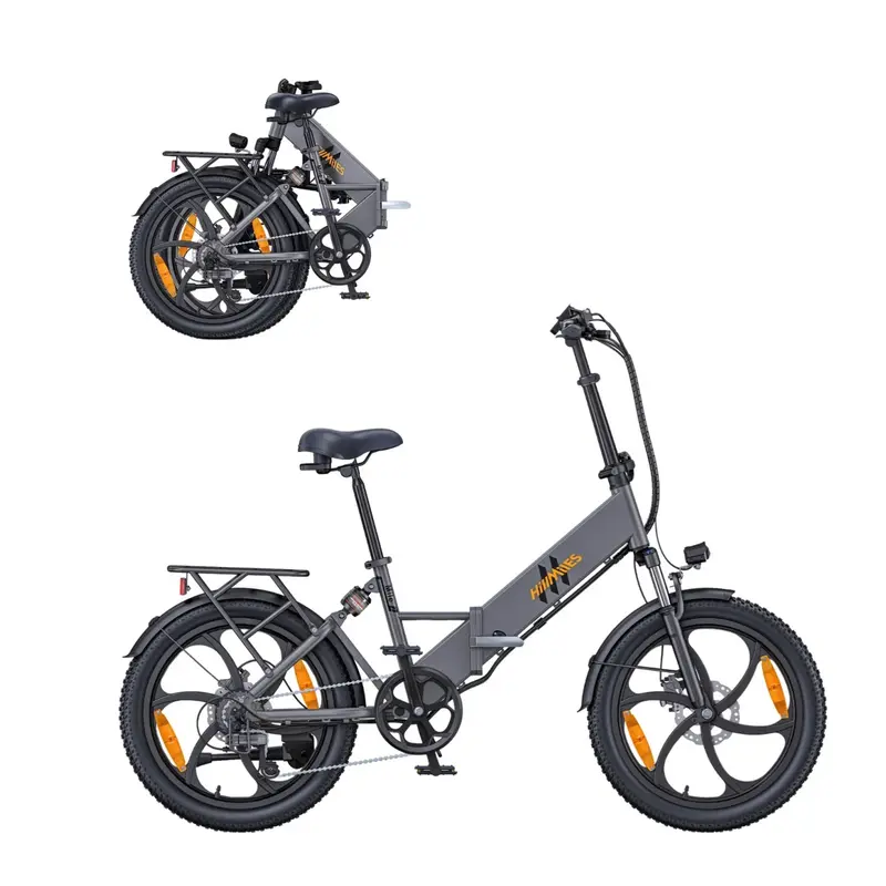Electric Bike HillMiles Mile 2 Motor 350W Battery36V13Ah 20 inch wheels dual hydraulic brakes - Grey