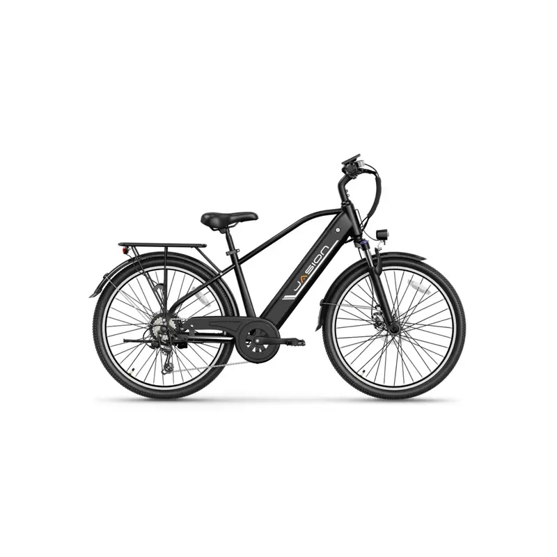 Electric Bike JASION EB5 Roamer - Motor 500W Battery 48V10AH 26 Inch Mechanical disc brake - Black