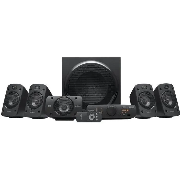 Enceinte PC - Filaire - Logitech - Z906 - Noir
