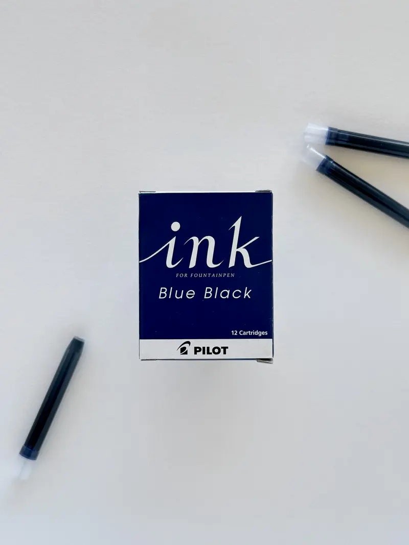 Encre | Cartouches Pilot coloris Bleu Noir (boîte de 12)
