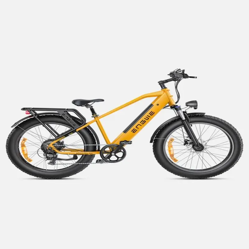 ENGWE E26 Electric Bike - 250W Motor 768WH Battery 140KM Range Disc Brakes - Yellow