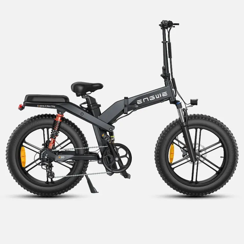ENGWE X20 Electric Bike - 750W Motor 691.2WH Battery 64KM Range - Black