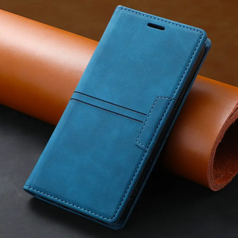 Etui à fermeture magnétique pour iPhone (du 6 au 12)