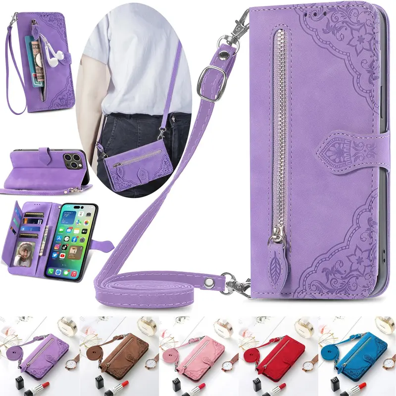 Etui de protection à bandoulière pour Oppo (série Realme)