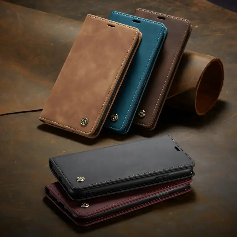 Etui de protection à fermeture magnétique pour iPhone