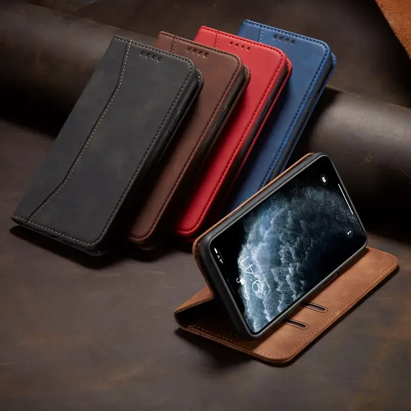 Etui de protection à fermeture magnétique pour Samsung Galaxy (série A fin)