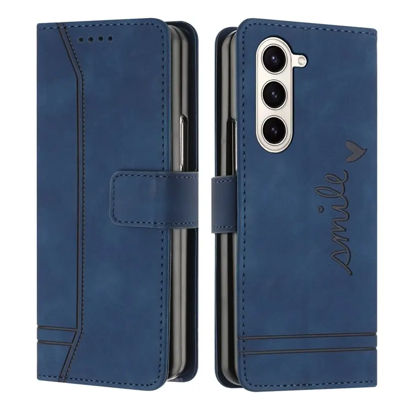 Etui de protection à fermeture magnétique pour téléphones Samsung Z Fold