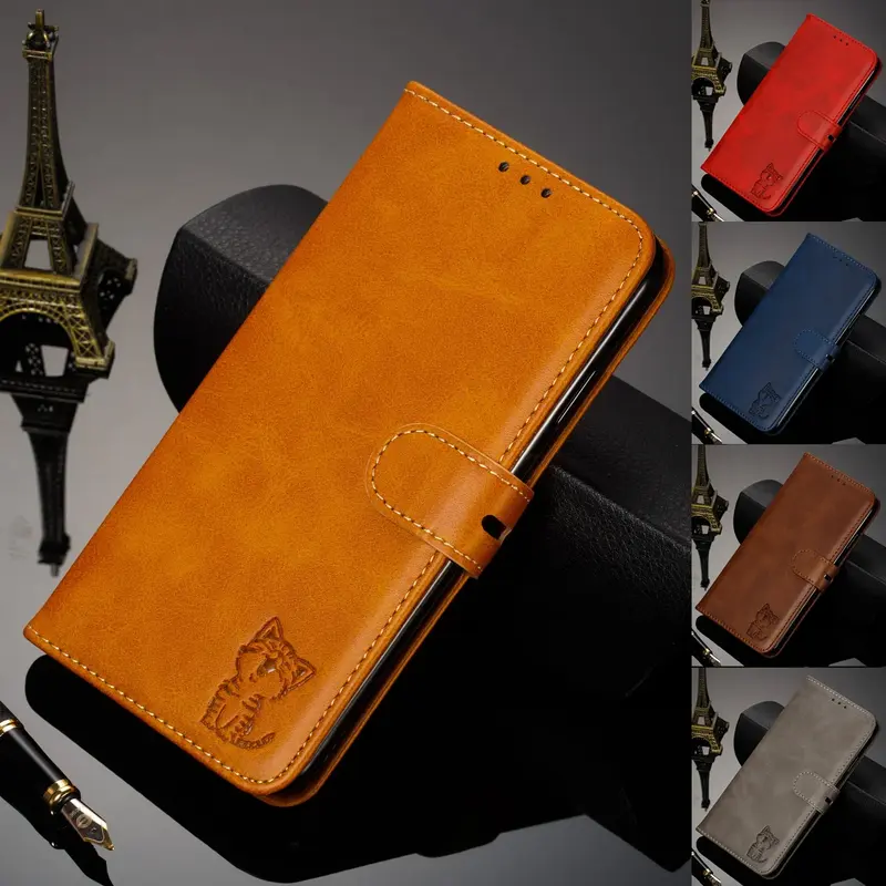 Etui motif chaton, pour protection Redmi (série Note)