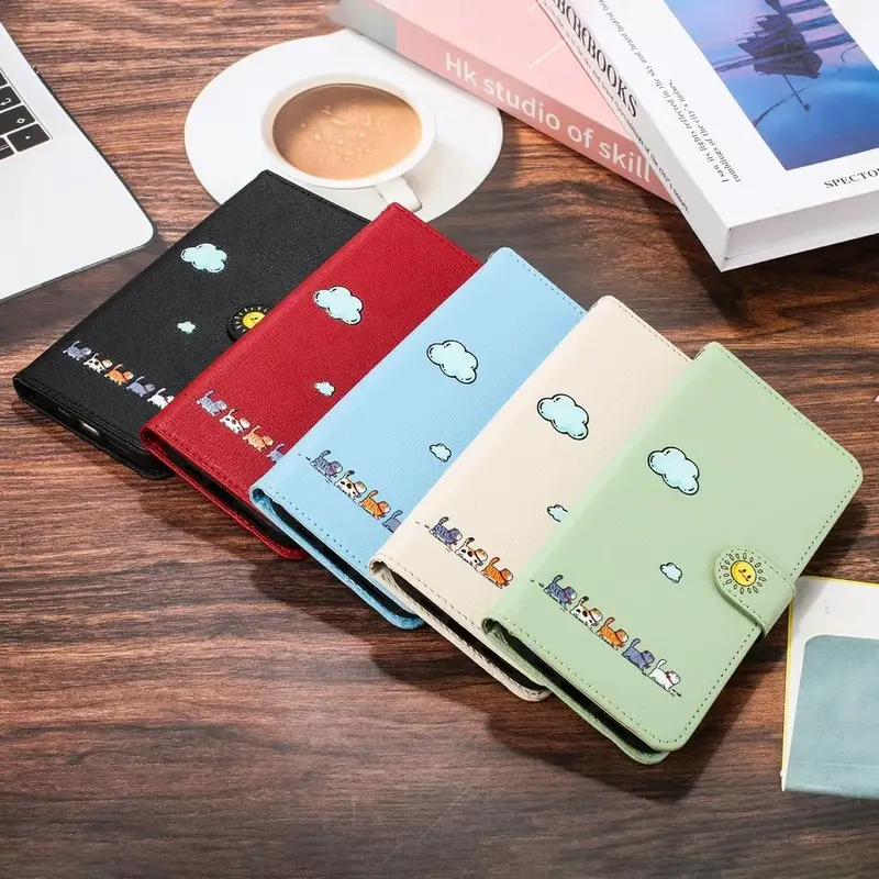 Etui motif chatons pour iPhone (du 13 au 17)