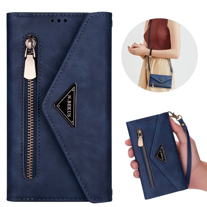 Etui porte-monnaie type sac à main très raffiné pour téléphones Samsung (série Note)