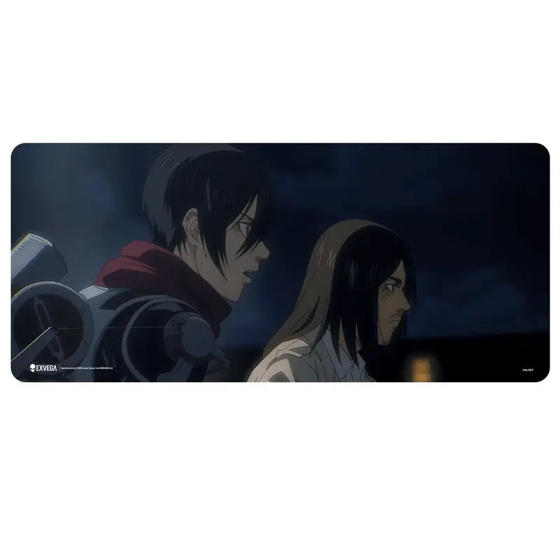 EXVEGA Attack on Titan Eren & Mikasa XXL Mouse Pad 90×40
