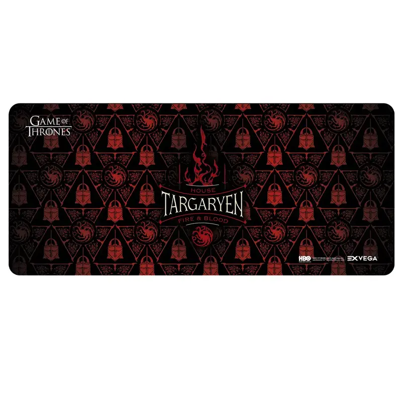 EXVEGA Game of Thrones House Targaryen Fire and Blood XXL Mouse Pad 90×40