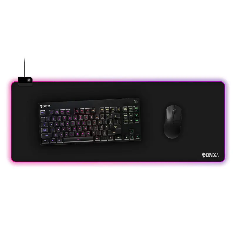 EXVEGA RGB Mouse Pad 80×30