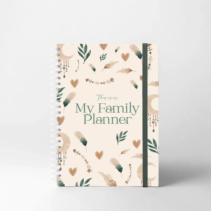 Family Planner sans date - green sweetness