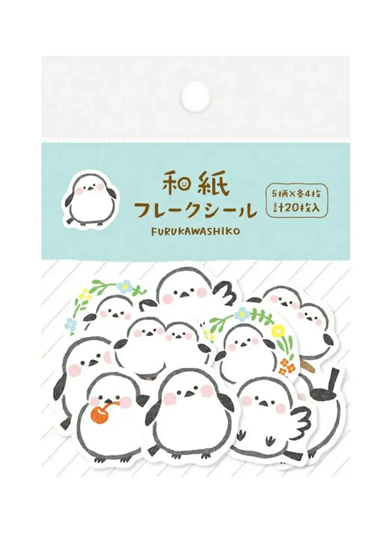 Flake stickers - Shimaenaga Furukawashiko