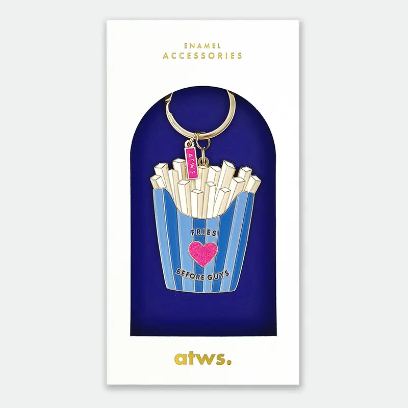 Fries Before Guys - Keychain