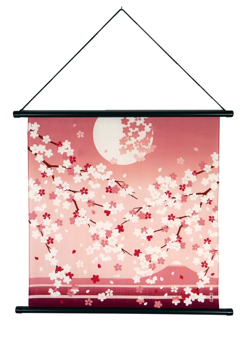 Furoshiki - Cerisiers en fleurs et mont Fuji