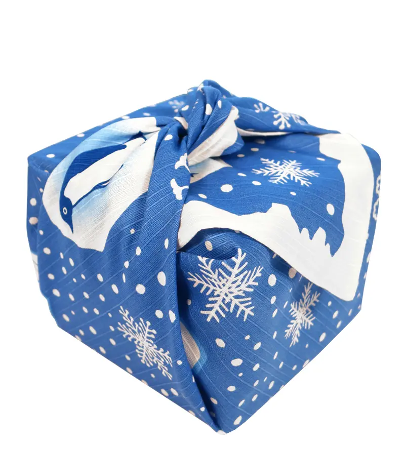 Furoshiki - Pingouin dans la neige