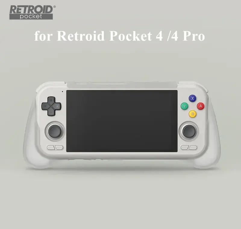 Grip TPU Retroid Pocket 4 et 4 Pro — noir ou blanc