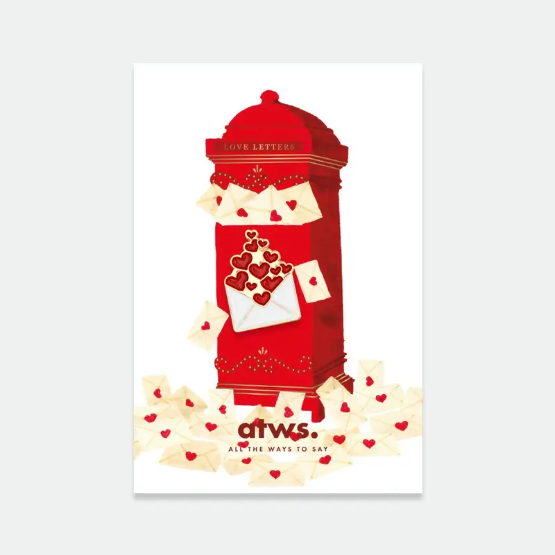 Hearts Envelop - Pins
