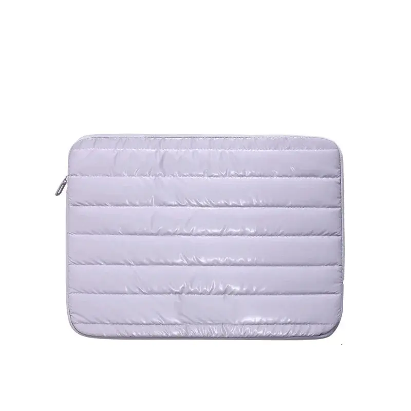 Housse Ordinateur Matelassée violette