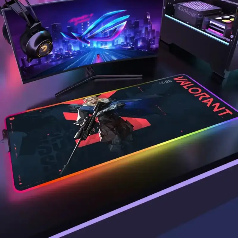 Immersion RGB et contrôle parfait – Tapis de souris gamer Sova Valorant
