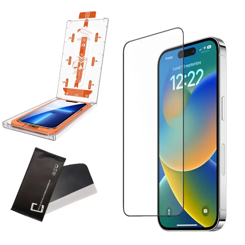 iPhone 14 Pro Verre Trempé | Protect Plus Avec Kit D'installation