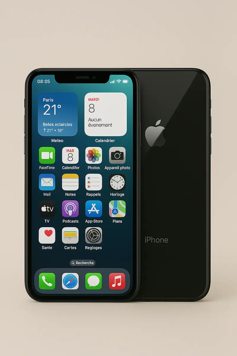 iPhone XS Gris Sidéral 256 Go – Bon État, Débloqué, iCloud Supprimé, Batterie 100 %