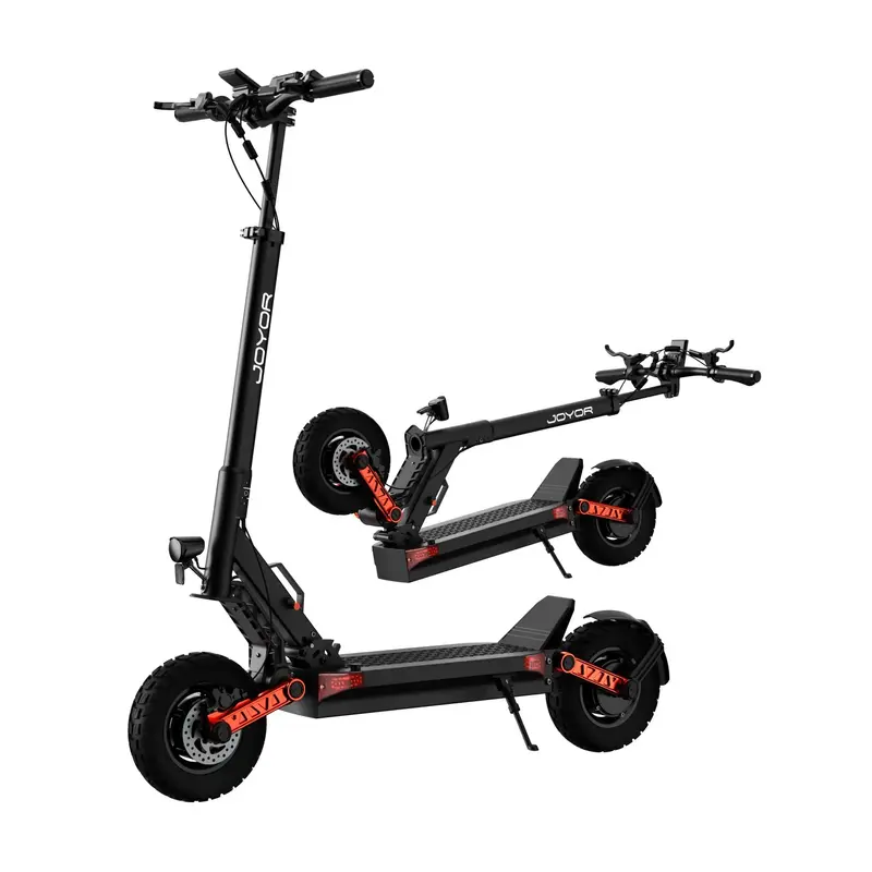 JOYOR S10-S-Z 2025 Commuting Foldable Electric Scooter - Dual 1000W Motors 60V18AH High-definition Color Display Screen - Black