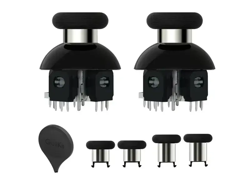 Joysticks TMR GuliKit à tension réglable — PS4, PS5, Xbox Series, Switch Pro