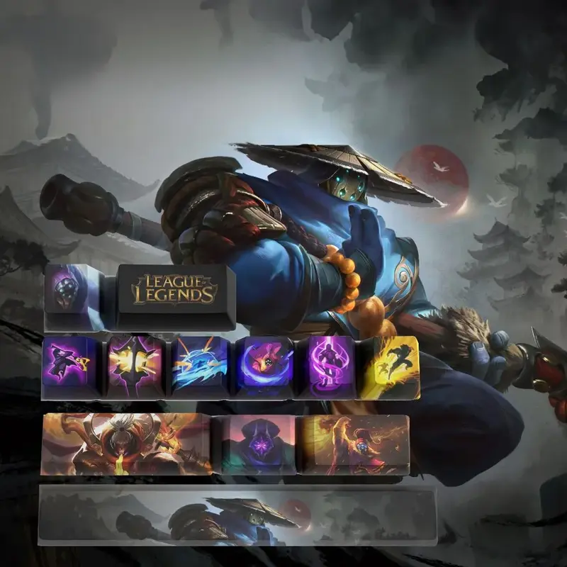 Keycaps Jax League of Legends – le PBT qui ne devient pas brillant