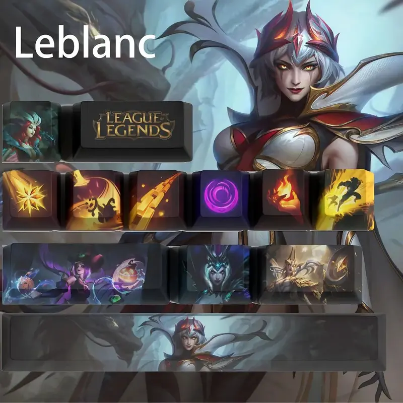 Keycaps Leblanc League of Legends – le set signature de la collection
