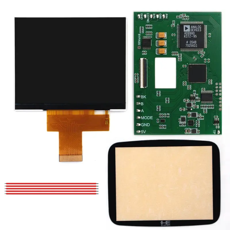Kit écran IPS 3,5 pouces Hispeedido pour PC Engine GT — 640 × 480, menu OSD