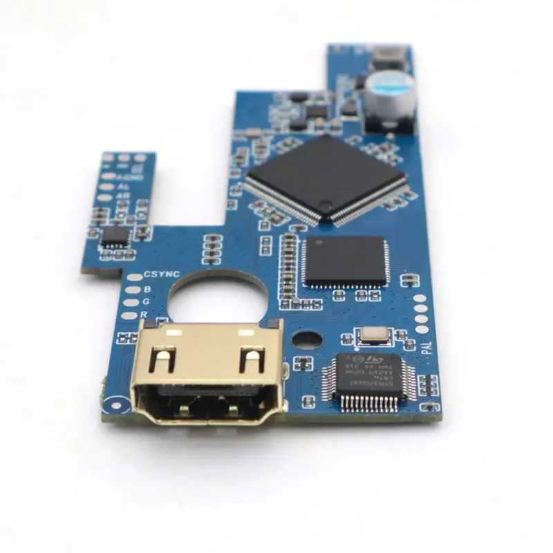 Kit HDMI interne Hispeedido pour Mega Drive 2 — 1080p, menu OSD, 16