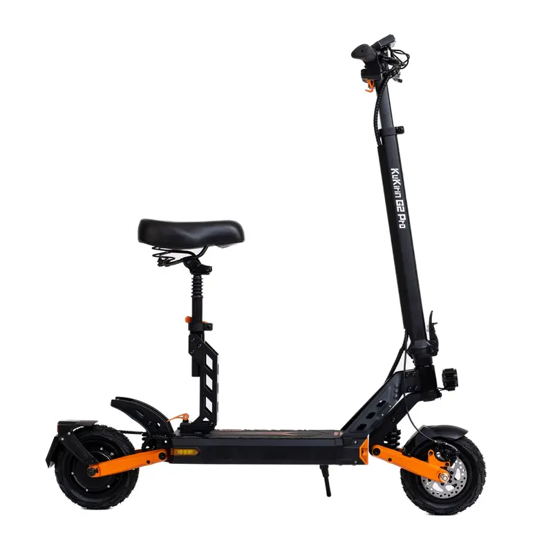 KuKirin G2 Pro Electric Scooter - 600W Motor 48V15.6AH Battery 58KM Range Disc Brakes Foldable Design - Black