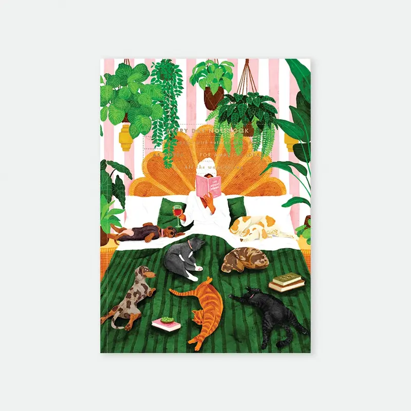 Life With Pets & Plants - Notebook A5