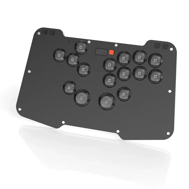 Manette arcade sans levier Zen16 pour PC, PS4 et Switch — interrupteurs extra-plats