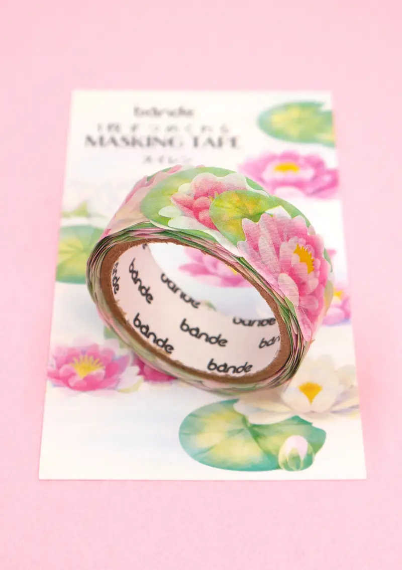 Masking tape stickers - Nénuphar